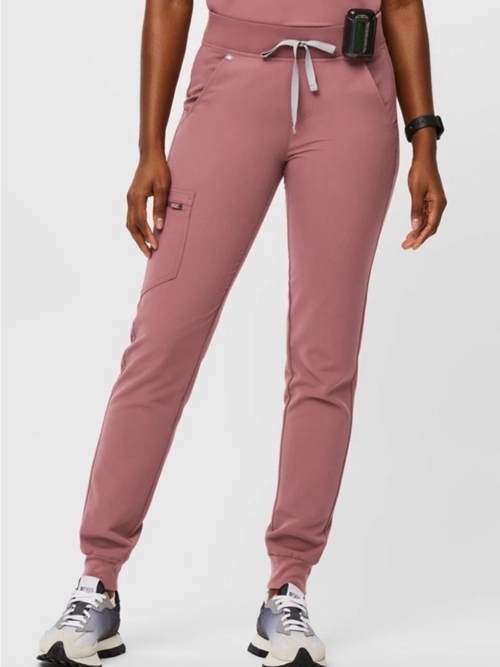 FIGS Mauve Zamora Jogger Scrub Pants XS Petite Healthcare Medical W18SW2005P